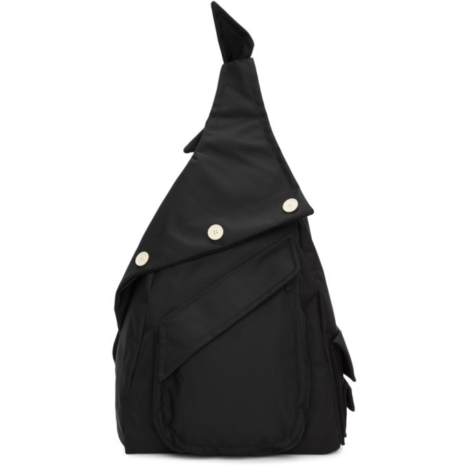 Photo: Raf Simons Black Eastpack Edition Organized Sling Backpack