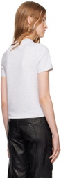 Mowalola Gray Sweat T-shirt