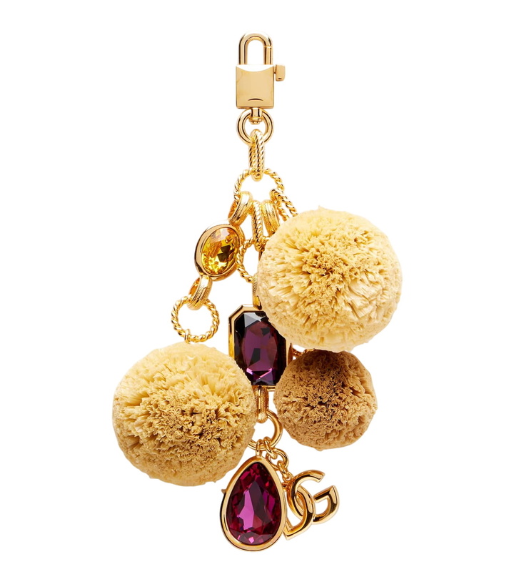 Photo: Dolce&Gabbana DG embellished keychain