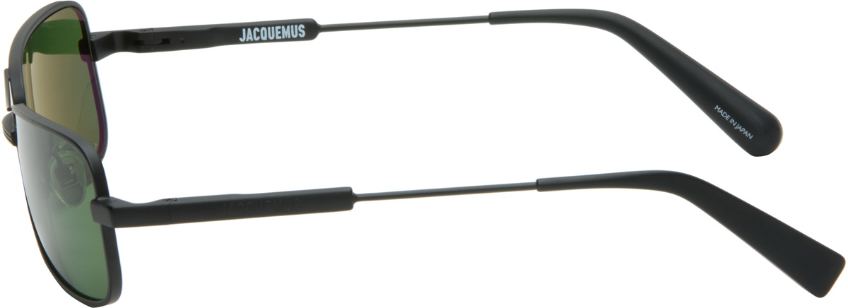 JACQUEMUS Black 'The Stazione' Sunglasses