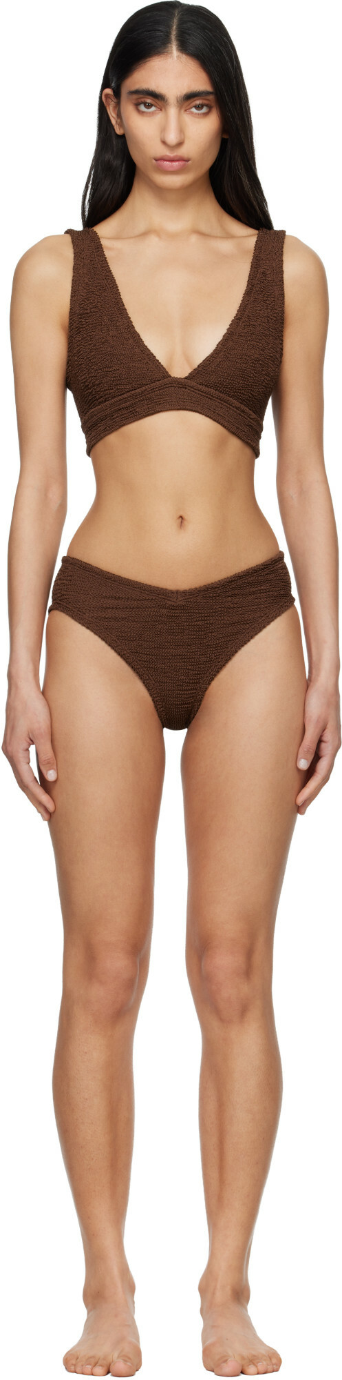 Hunza G Brown Angel Bikini