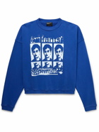 Enfants Riches Déprimés - Xerox Boy Logo-Print Cotton-Jersey Sweatshirt - Blue