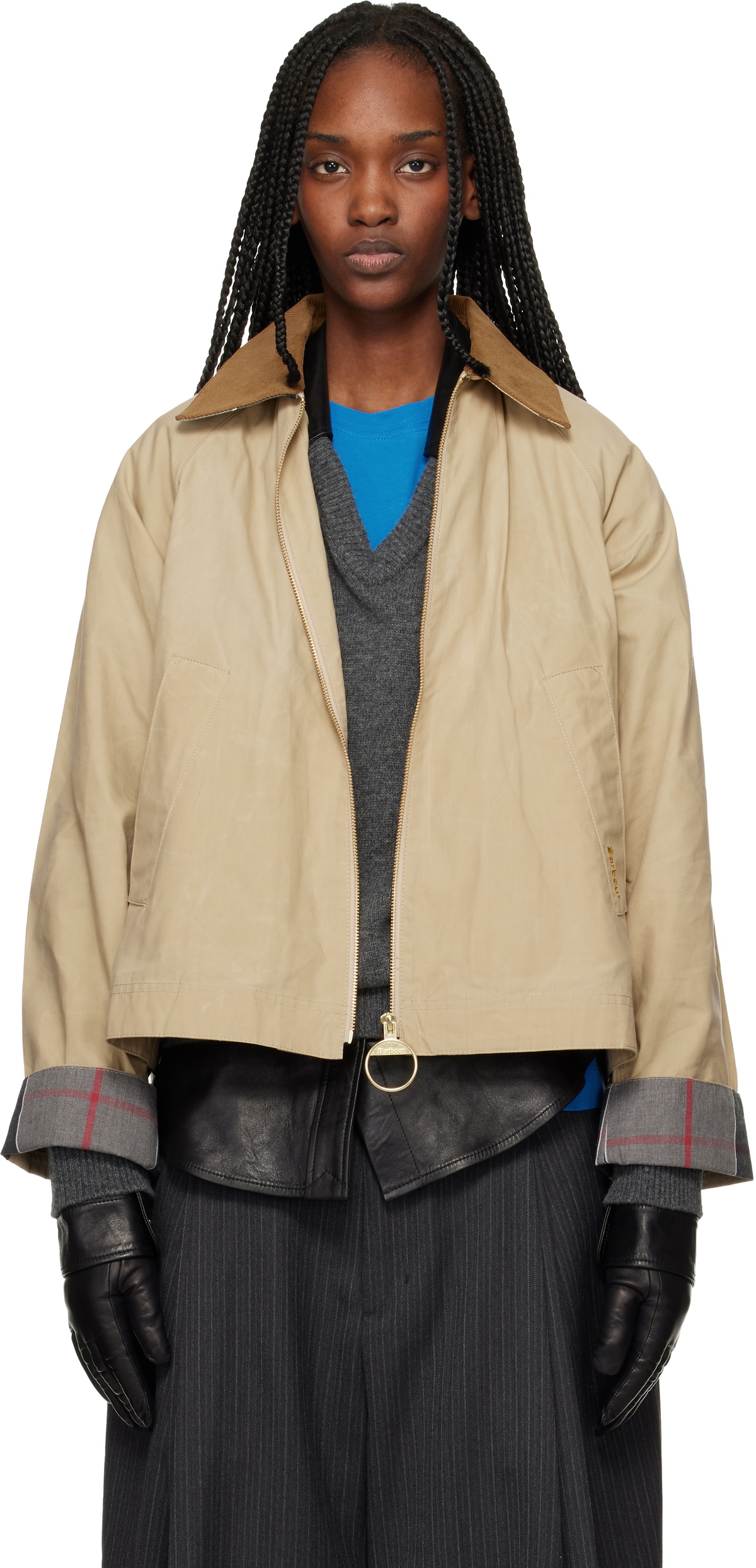 Barbour Beige Catlin Casual Jacket