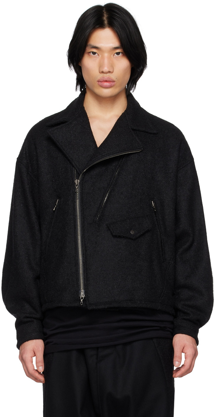 Julius Black Double Riders Jacket Julius