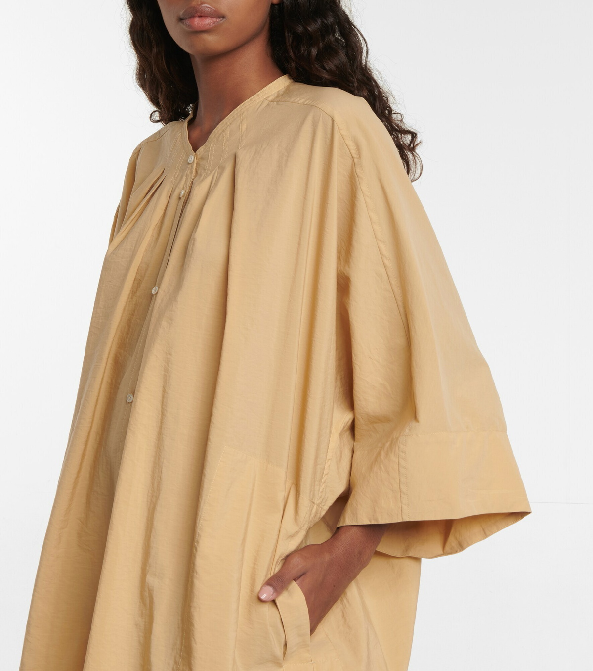 国内発送【LEMAIRE】ベルト付き◇Cotton-Jersey◇ミディドレス Printed Knotted Dress – La Garçonne