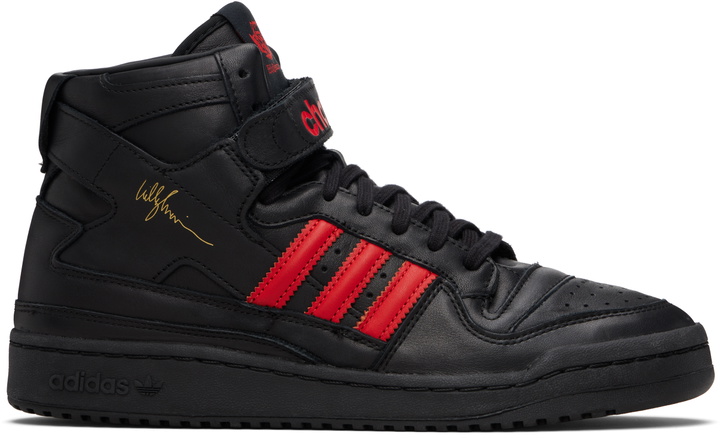 Photo: WILLY CHAVARRIA Black adidas Originals Edition Forum Sneakers