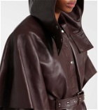 Chloé Layered leather jacket