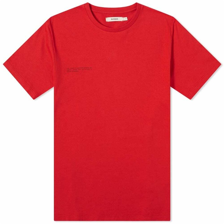 Photo: Pangaia Organic Cotton C-Fiber T-Shirt in Apple Red