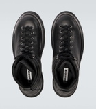Jil Sander Leather hiking boots