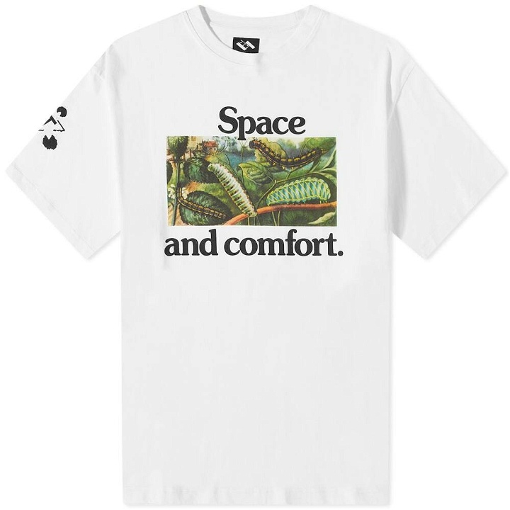 Photo: The Trilogy Tapes Men's Space & Comfort T-Shirt in White
