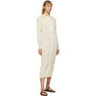 Rus Off-White and Yellow Comete Dress