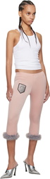 Praying Pink 'Praying' Sports Velour Capris Track Pants