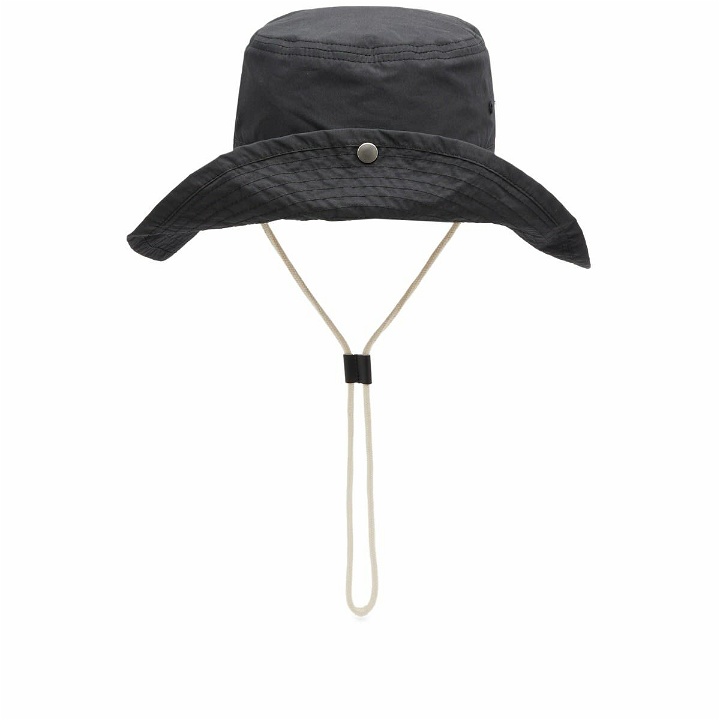 Photo: Jil Sander Women's Plus Button Front Hat in Midnight