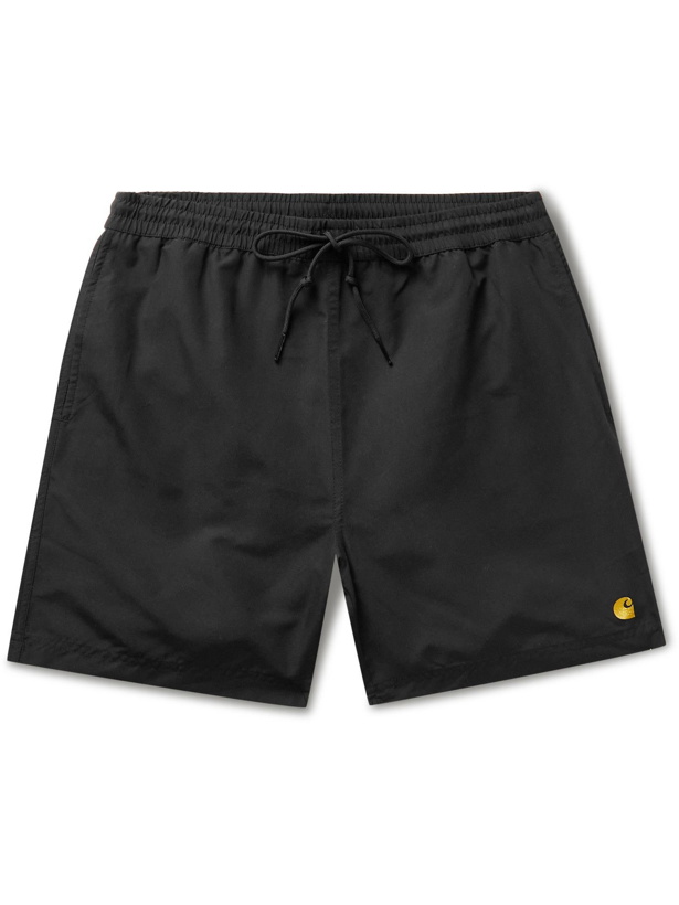 Photo: CARHARTT WIP - Chase Slim-Fit Mid-Length Swim Shorts - Black
