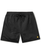 CARHARTT WIP - Chase Slim-Fit Mid-Length Swim Shorts - Black