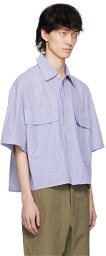 B1ARCHIVE Blue Striped Shirt