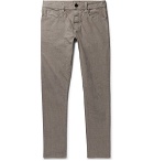 James Perse - Grey Slim-Fit Pigment-Dyed Stretch-Cotton Trousers - Gray
