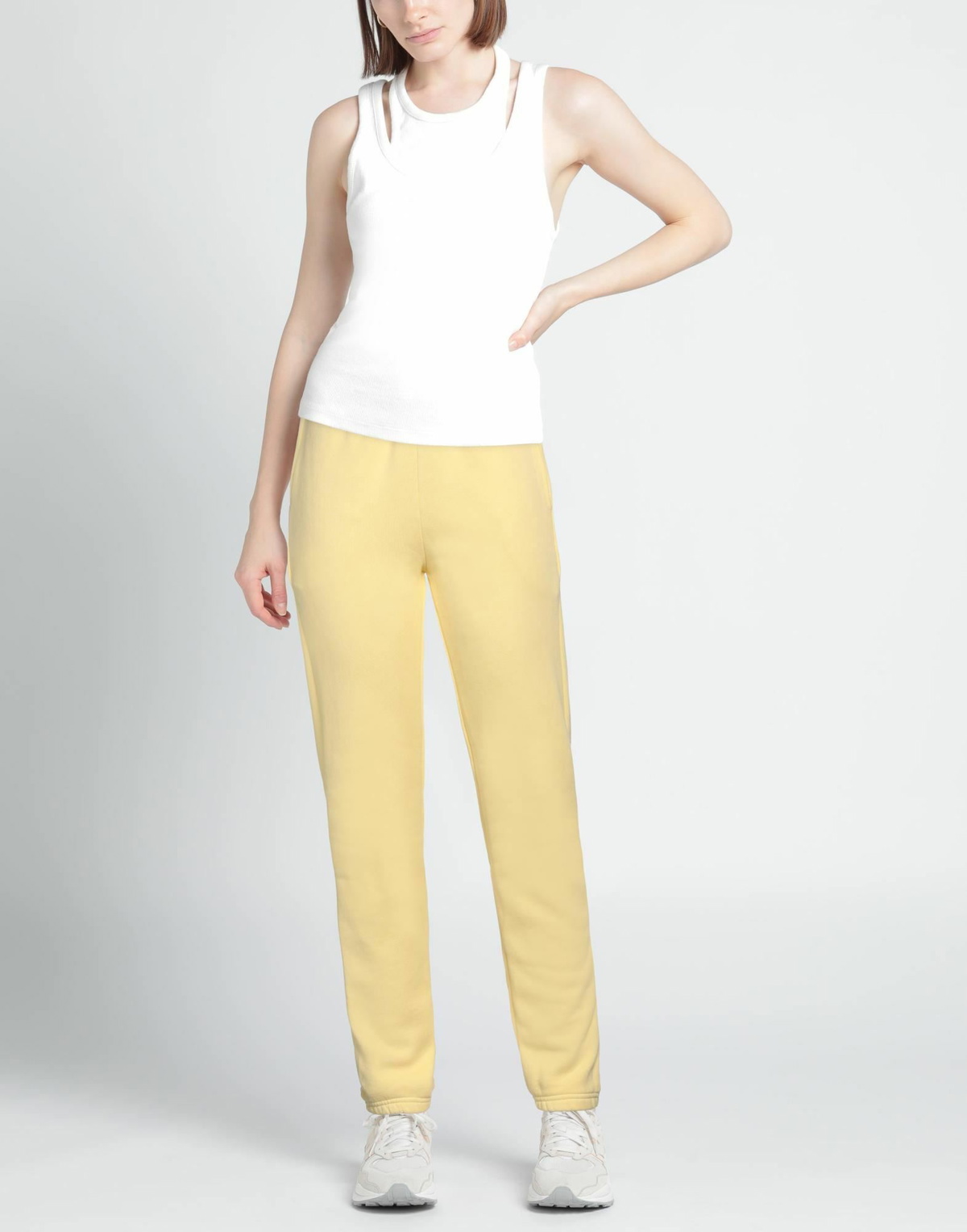 Les Tien Womens Pants in Yellow