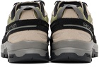Salomon Gray & Khaki X-Alp Leather Sneakers