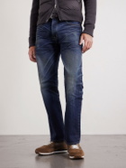 TOM FORD - Mick Leather-Trimmed Suede Sneakers - Brown