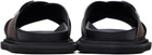 Moschino Brown Calfskin Sandals