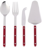 Sabre Burgundy Bistrot Brillant Must-Have Serving Set, 4 pcs