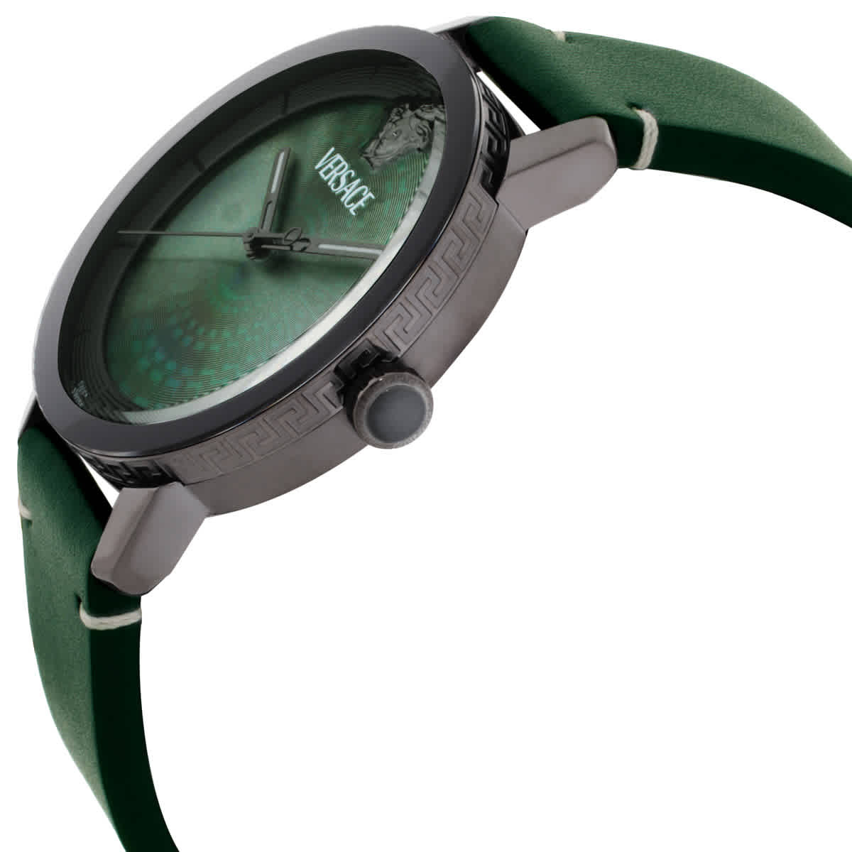 Versace V-Helix Quartz Green Dial Mens Watch VE9G00224 Versace