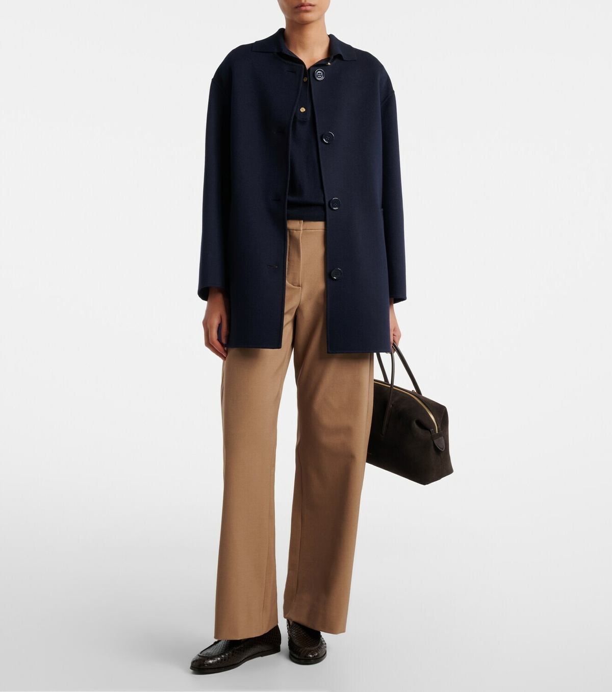 'S Max Mara Cotton-blend wide-leg pants