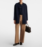 'S Max Mara Cotton-blend wide-leg pants