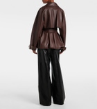 Loewe Balloon leather jacket