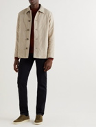 Loro Piana - Leiston Quilted Suede Jacket - Neutrals