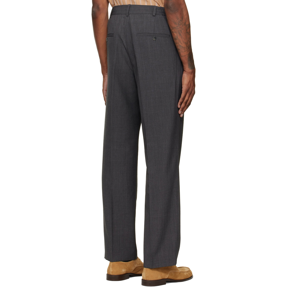A.P.C. Gray Dylan Trousers