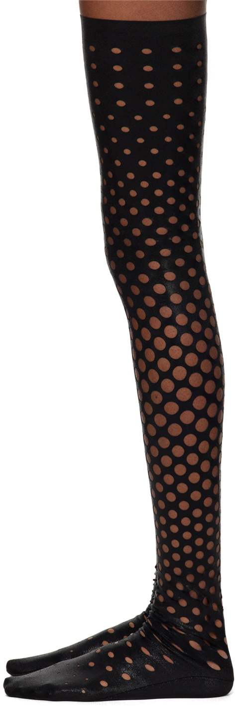 FAL-ASH Black Perforated Socks