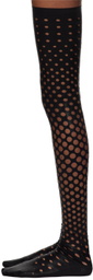 FAL-ASH Black Perforated Socks