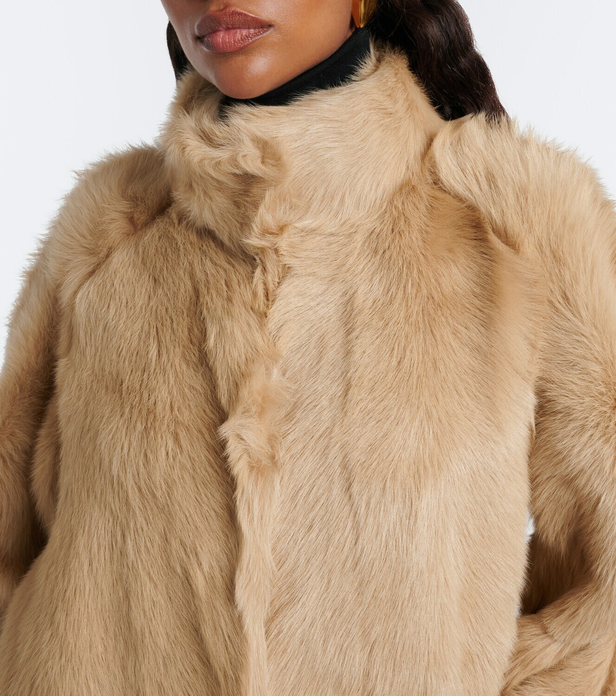 Nour Hammour Blaise shearling coat