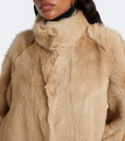 Nour Hammour Blaise shearling coat