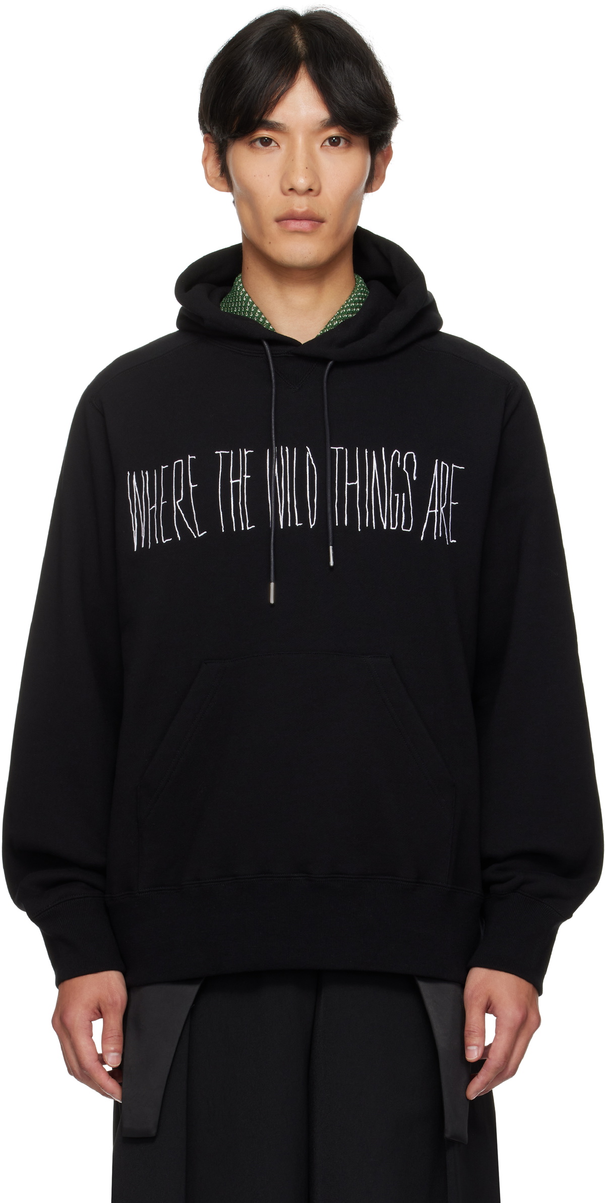 sacai Black Sponge Sweat Sweatshirt Sacai