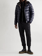 Moncler - Freville Reversible Quilted Nylon and Flocked Shell Down Jacket - Blue