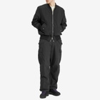 Uniform Experiment Men's Crystal Nylon Flight Jacket in Black