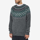 Howlin by Morrison Men's Howlin' Future Fantasy Fair Isle Crew Knit in Oxford