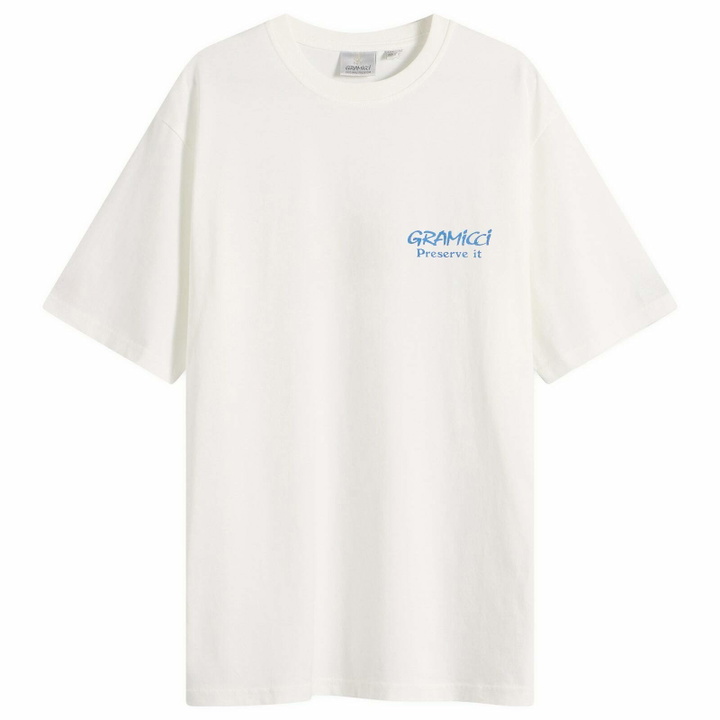 Photo: Gramicci Men's Earth T-Shirt in White