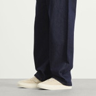 Stepney Workers Club Men's Dellow S-Strike Cup Suede Sneaker in Oat