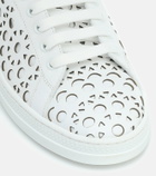 Alaïa Laser-cut leather sneakers