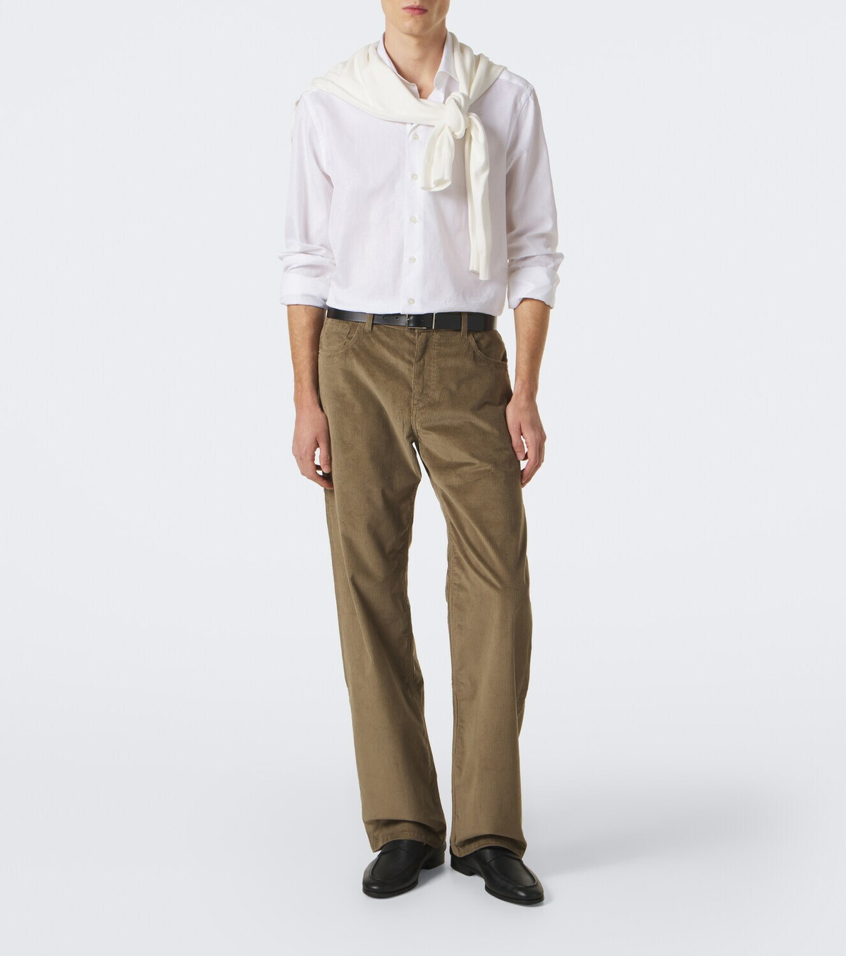 Etro Cotton corduroy straight pants