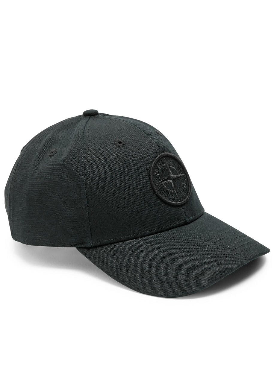 Les Deux Logo-embroidered Cotton Snapback cap - Black - One Size