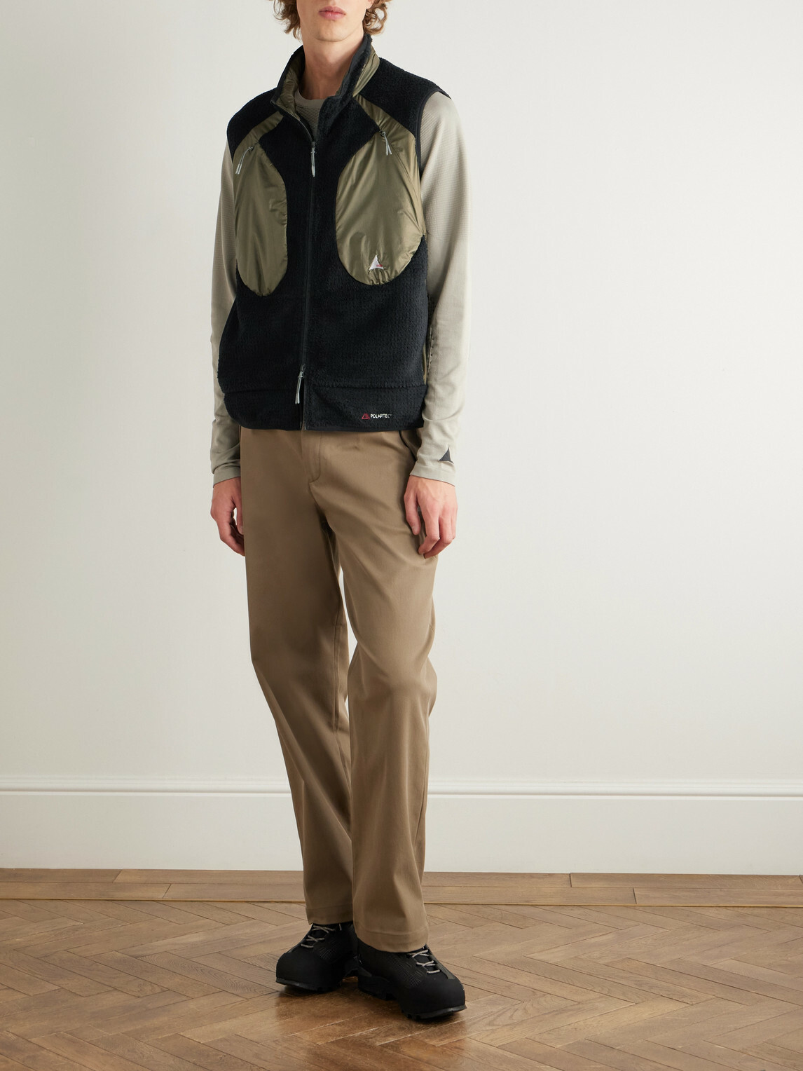 ROA - Ocular Two-Tone Polartec® High Loft™ Gilet - Black