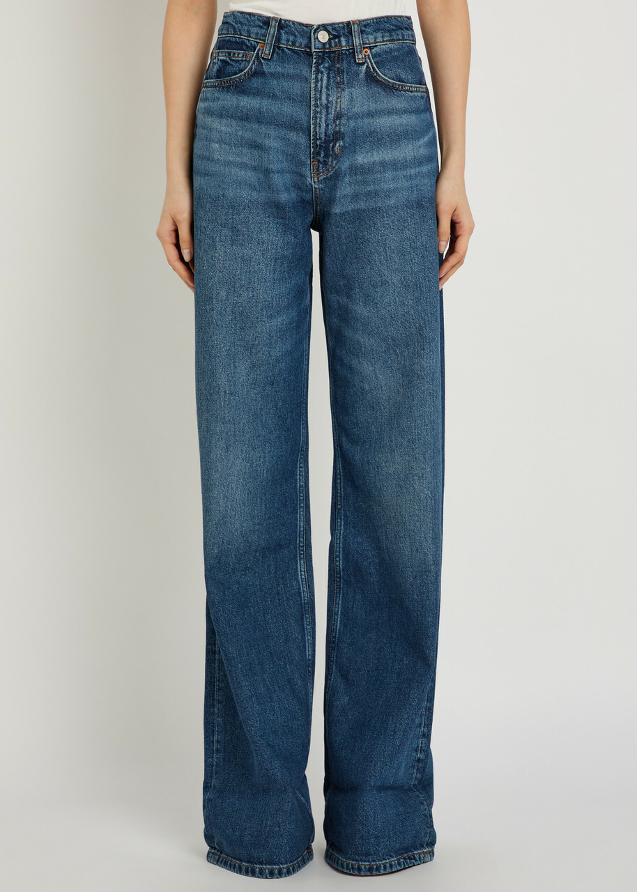 Reformation Cary Wide-leg Jeans Denim