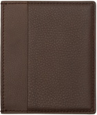 Rick Owens Brown Porterville Square Card Holder