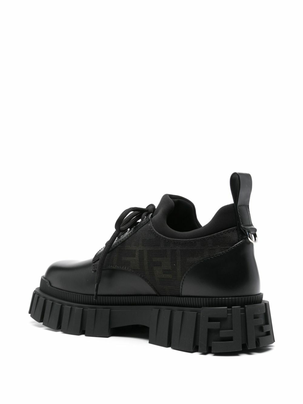 FENDI Black Fendi Force Lace-Up Shoes