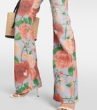 Loewe Paula's Ibiza floral printed low-rise jeans